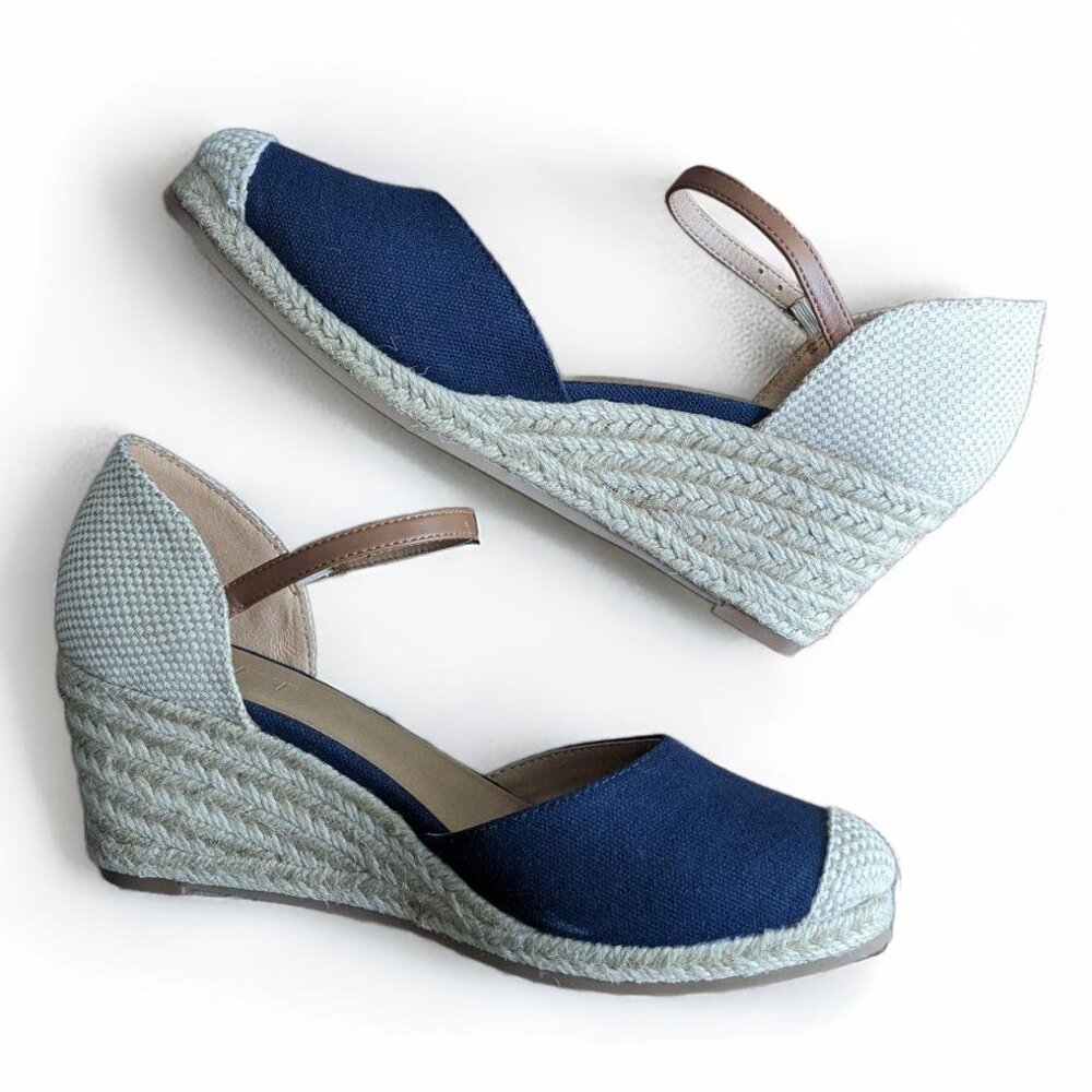 LOFT Espadrille Wedges NEW Size 7